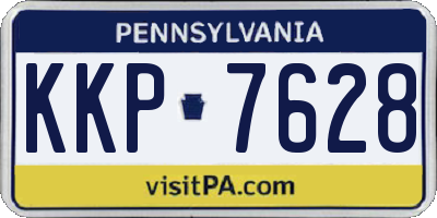 PA license plate KKP7628
