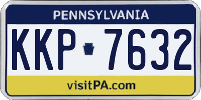 PA license plate KKP7632
