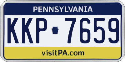 PA license plate KKP7659