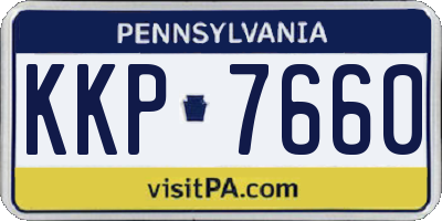 PA license plate KKP7660