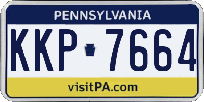 PA license plate KKP7664