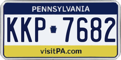 PA license plate KKP7682