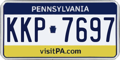 PA license plate KKP7697