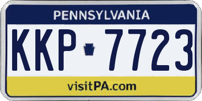 PA license plate KKP7723