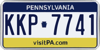 PA license plate KKP7741