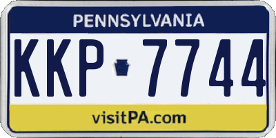 PA license plate KKP7744
