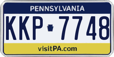PA license plate KKP7748