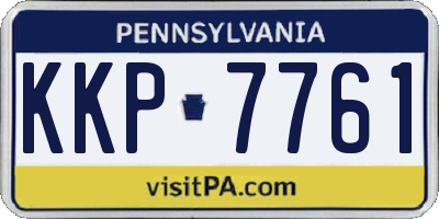 PA license plate KKP7761
