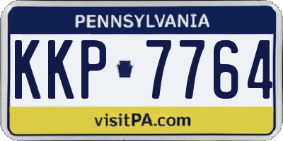 PA license plate KKP7764