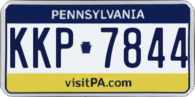 PA license plate KKP7844