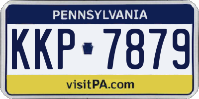 PA license plate KKP7879