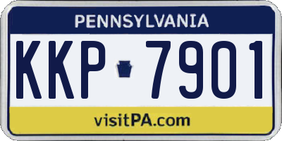 PA license plate KKP7901