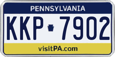 PA license plate KKP7902