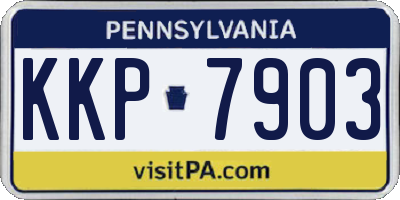 PA license plate KKP7903