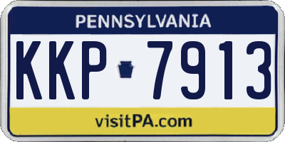 PA license plate KKP7913