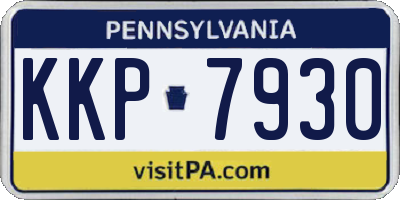 PA license plate KKP7930