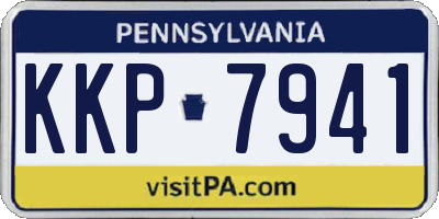 PA license plate KKP7941