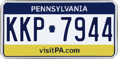 PA license plate KKP7944