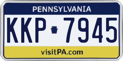 PA license plate KKP7945