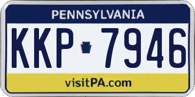 PA license plate KKP7946