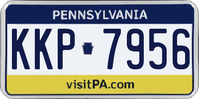 PA license plate KKP7956