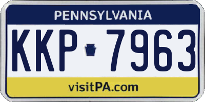 PA license plate KKP7963