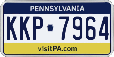 PA license plate KKP7964