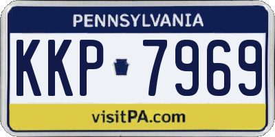 PA license plate KKP7969