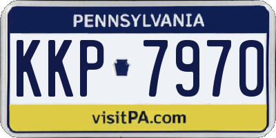 PA license plate KKP7970