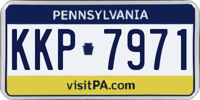 PA license plate KKP7971