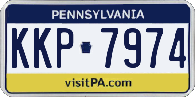 PA license plate KKP7974