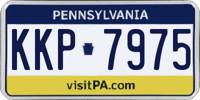 PA license plate KKP7975
