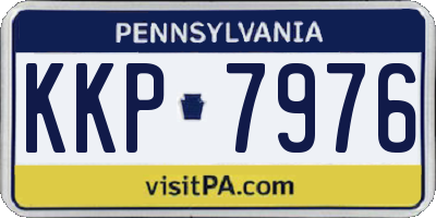 PA license plate KKP7976