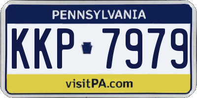 PA license plate KKP7979