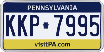 PA license plate KKP7995
