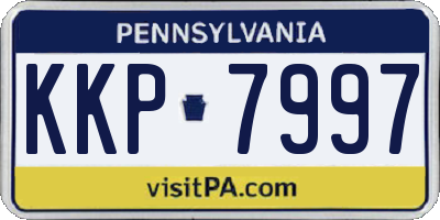 PA license plate KKP7997