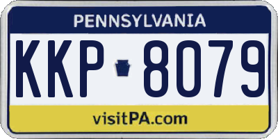PA license plate KKP8079