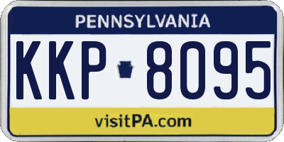 PA license plate KKP8095