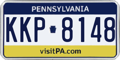 PA license plate KKP8148