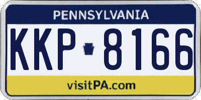 PA license plate KKP8166
