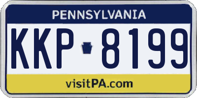 PA license plate KKP8199