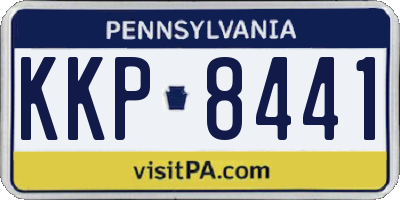 PA license plate KKP8441
