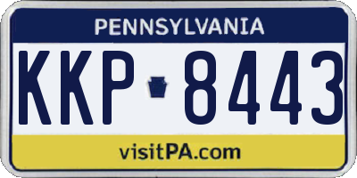 PA license plate KKP8443