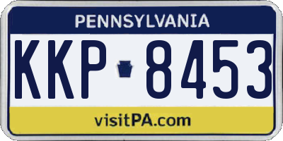 PA license plate KKP8453