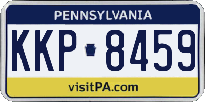 PA license plate KKP8459