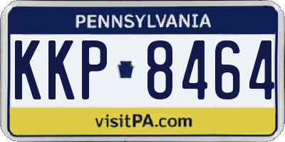 PA license plate KKP8464