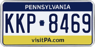 PA license plate KKP8469