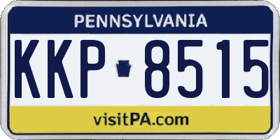 PA license plate KKP8515