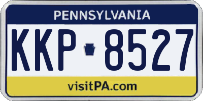 PA license plate KKP8527