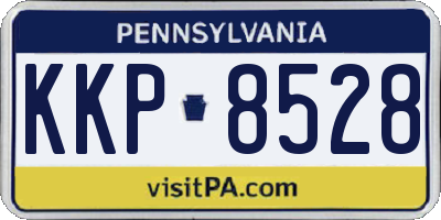 PA license plate KKP8528